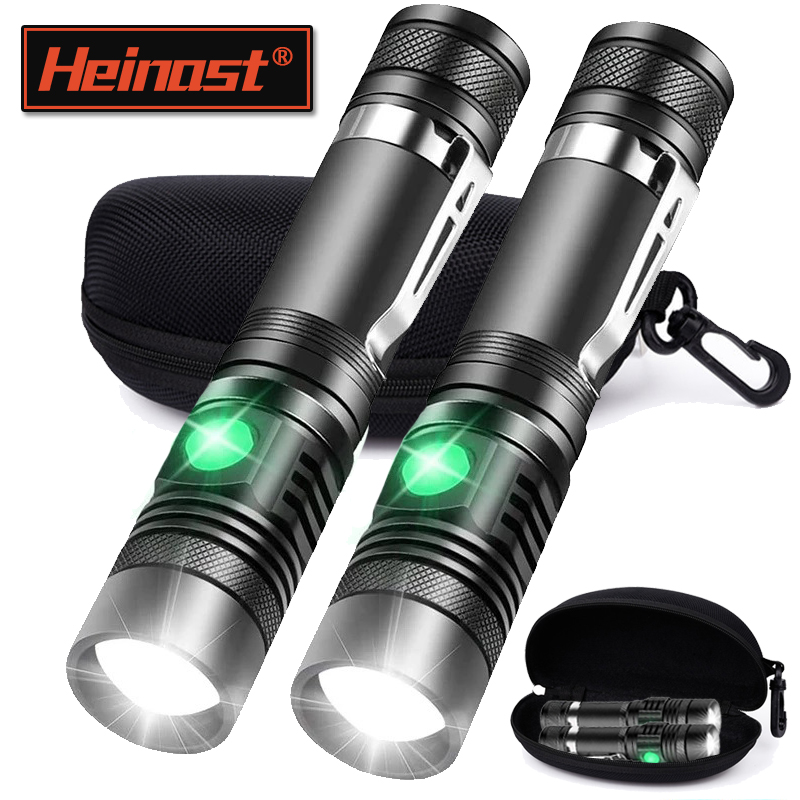 Outdoor Adventure Trips - Rechargeable T6 Handheld Flashlight Use 18650