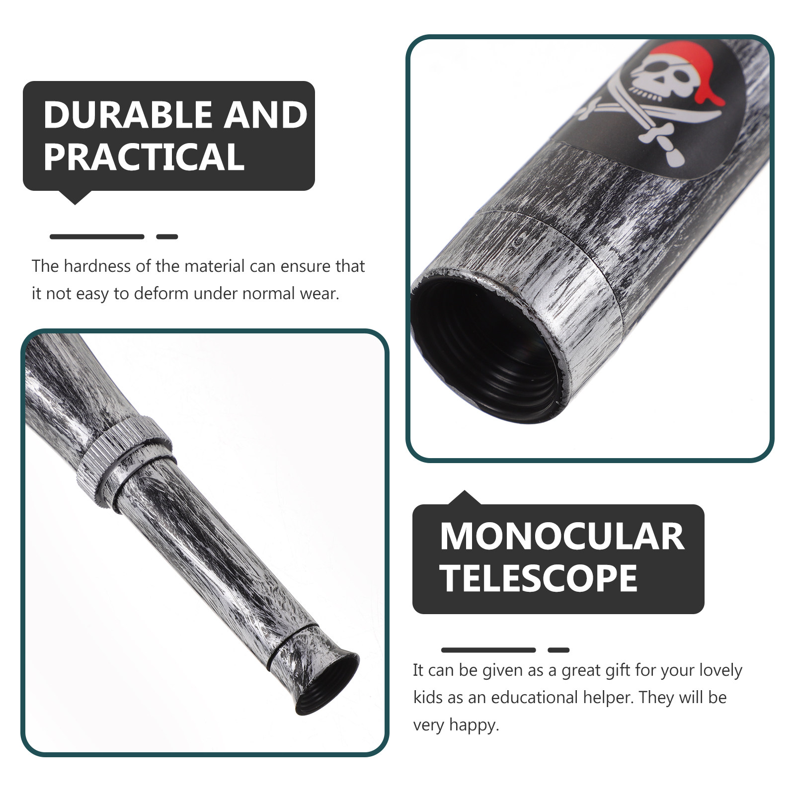 6Pcs Kids Pirate Monocular Tel - Outdoor Adventure Educator ulasan dan harga