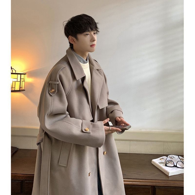 Trench Long Coat Mens Fleece-L - Outdoor Adventure And Travel ulasan dan harga