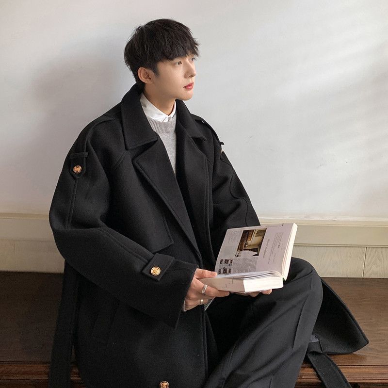 Trench Long Coat Mens Fleece-L - Outdoor Adventure And Travel ulasan dan harga