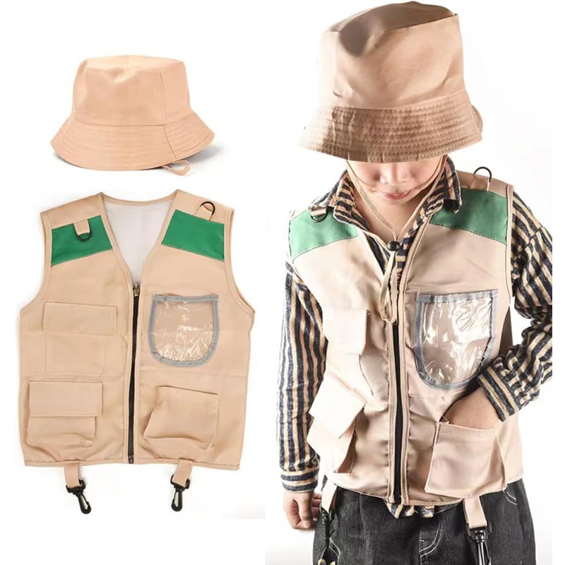 Safari Costume with Cargo Vest - Outdoor Adventure Games ulasan dan harga
