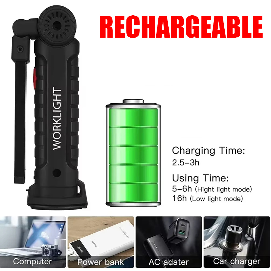 Portable LED Flashlight with M - Outdoor Adventure Trips ulasan dan harga