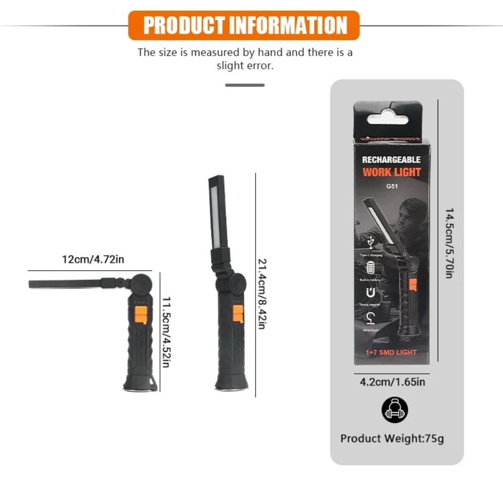 Portable COB LED Flashlight US - Outdoor Adventure Trips ulasan dan harga