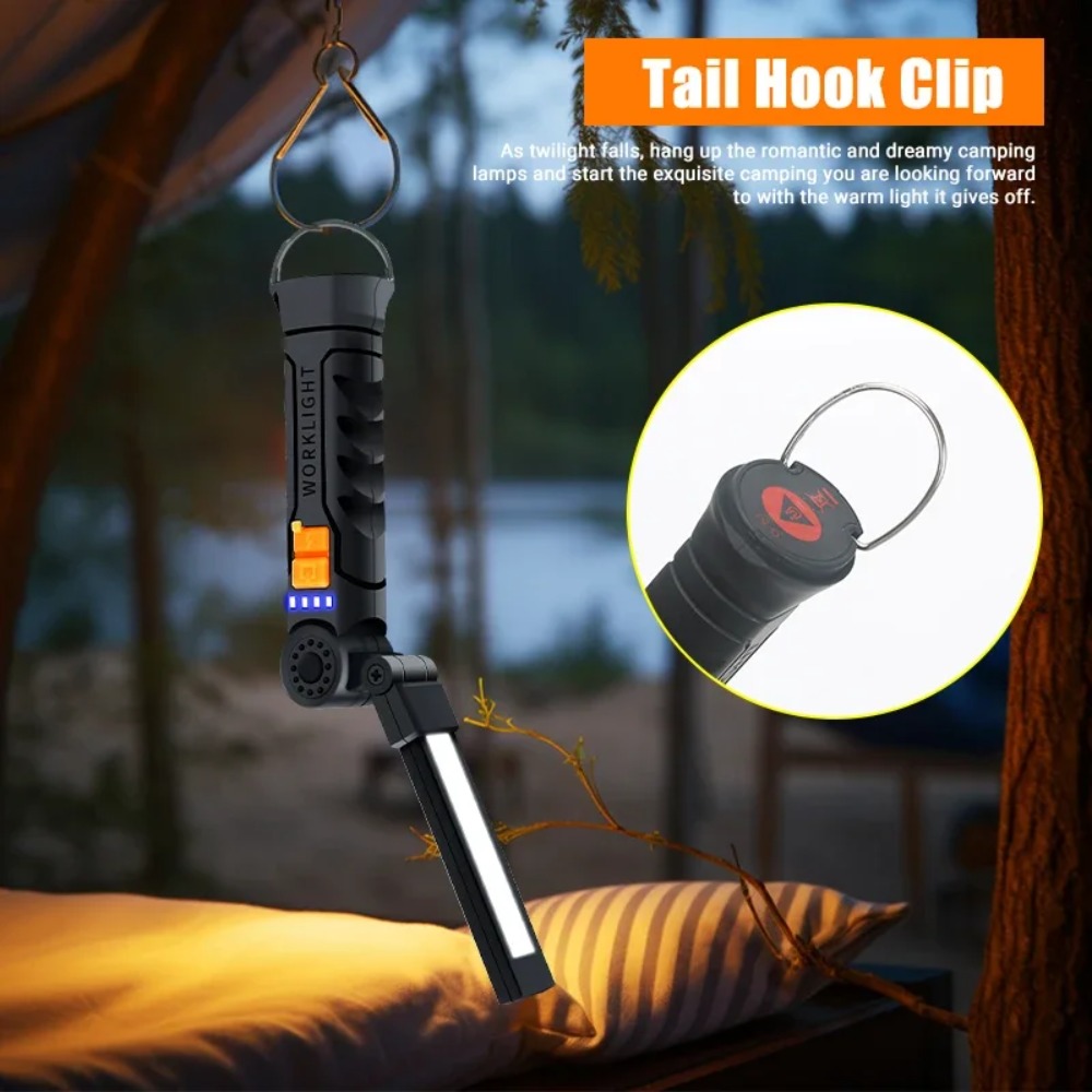 Portable COB LED Flashlight US - Outdoor Adventure Trips ulasan dan harga