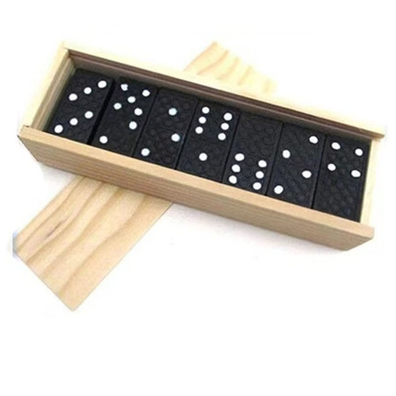 28pcs/Set Wooden Domino Board  - Outdoor Adventure Games ulasan dan harga