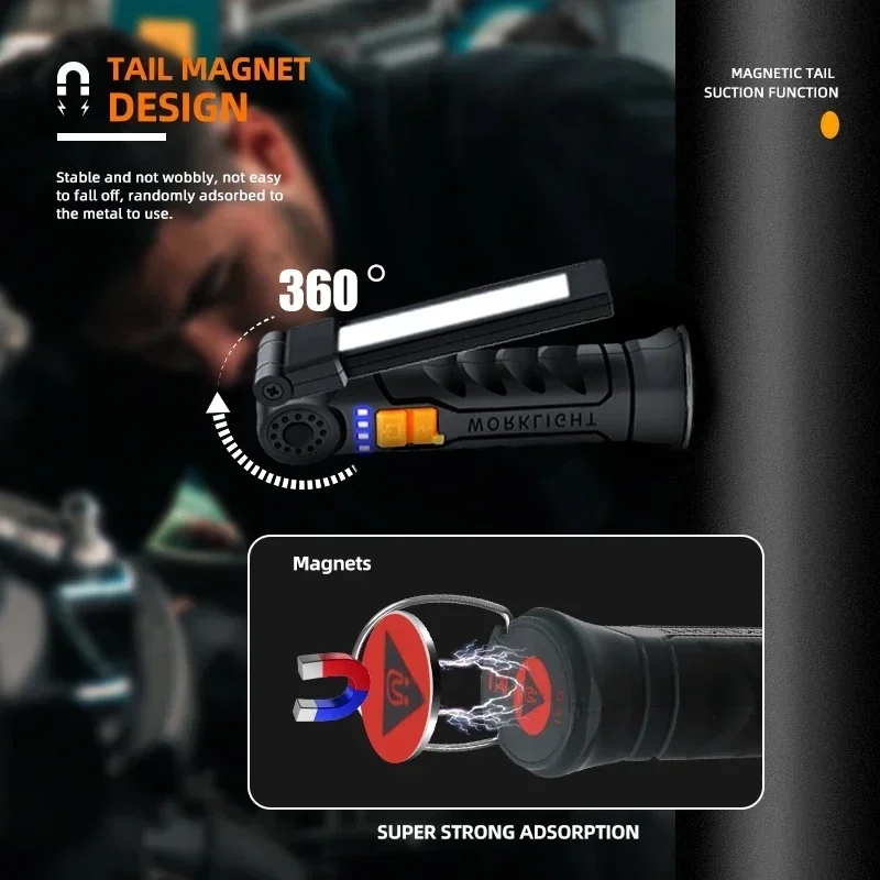 Portable COB LED Flashlight US - Outdoor Adventure Trips ulasan dan harga