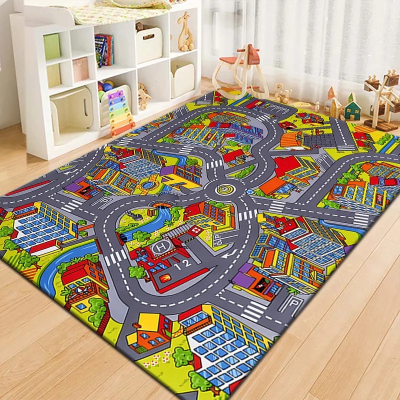 Colorful Kids City Map Play Ma - Outdoor Adventure Educator ulasan dan harga