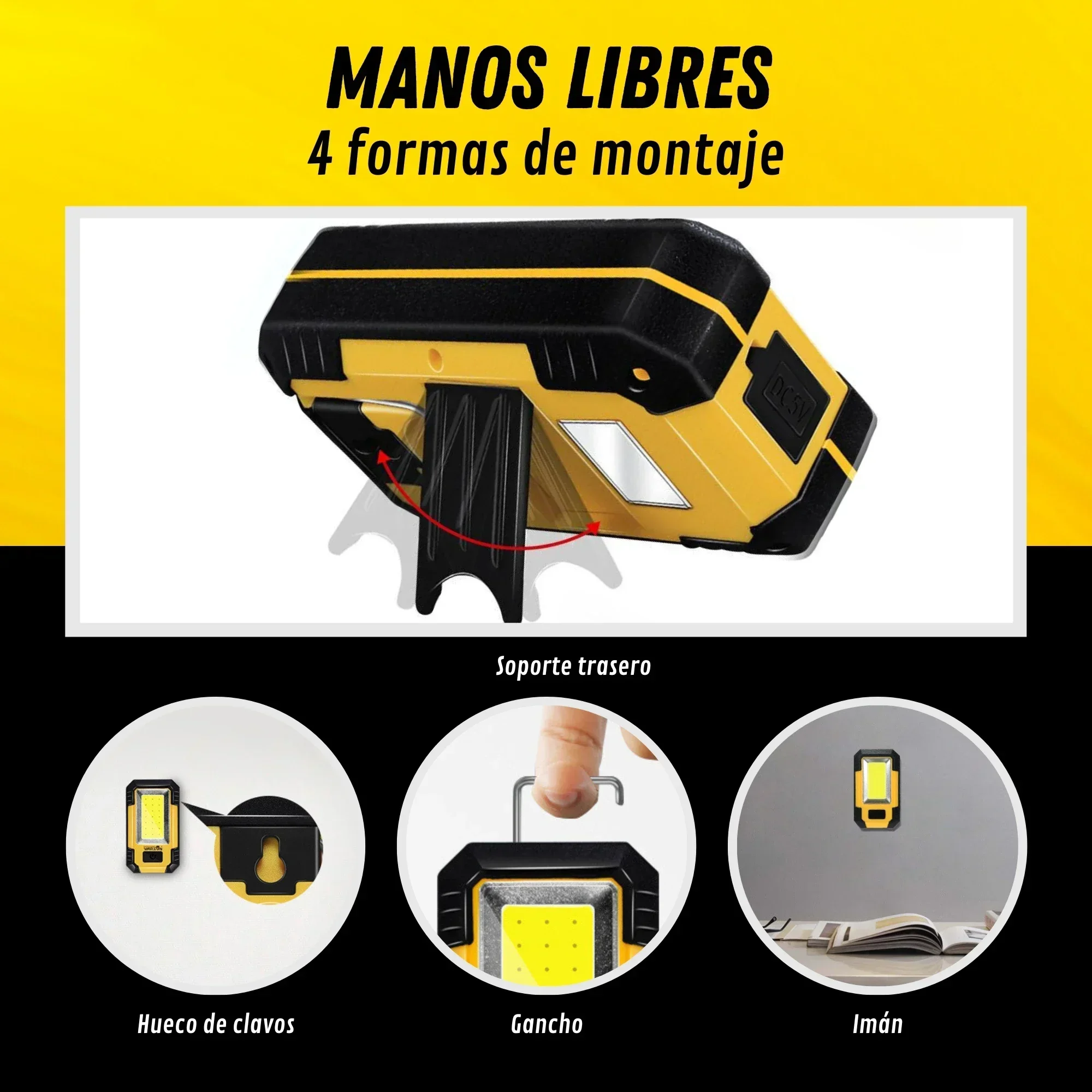 Rechargeable 4000MaH Work Ligh - Outdoor Adventure Trips ulasan dan harga