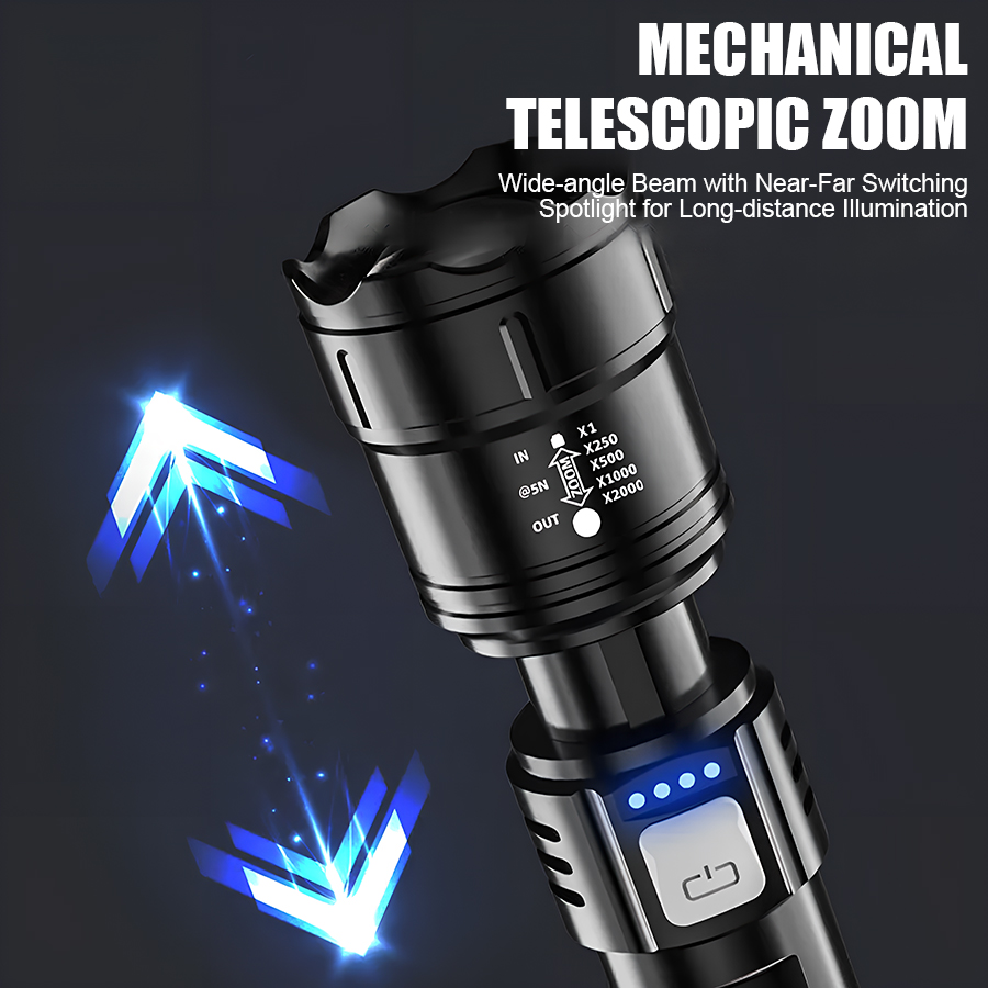 High Power P50 LED Flashlight  - Outdoor Adventure Trips ulasan dan harga