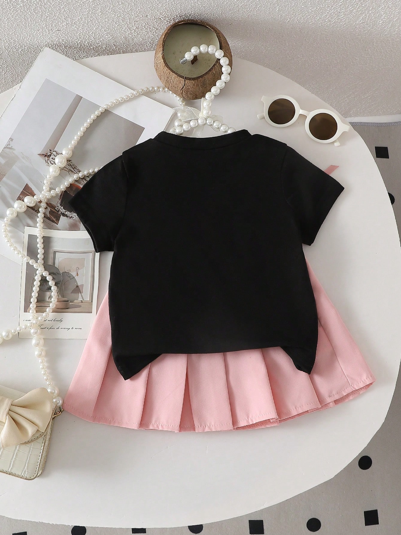 Two-piece baby girl 3D bow cas - Outdoor Adventure Girls ulasan dan harga