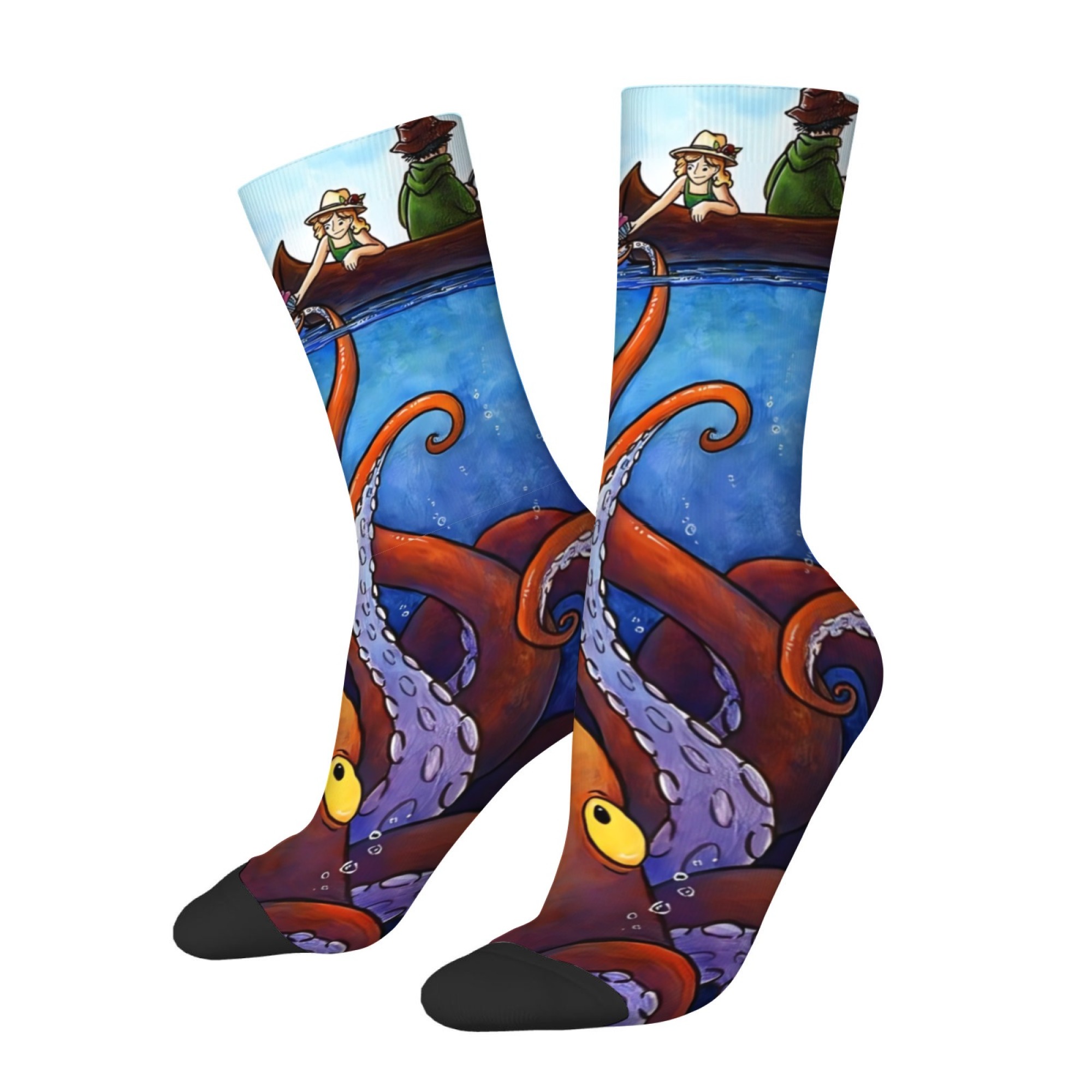 Ocean Adventure Print Socks So - Outdoor Adventure Youtube ulasan dan harga
