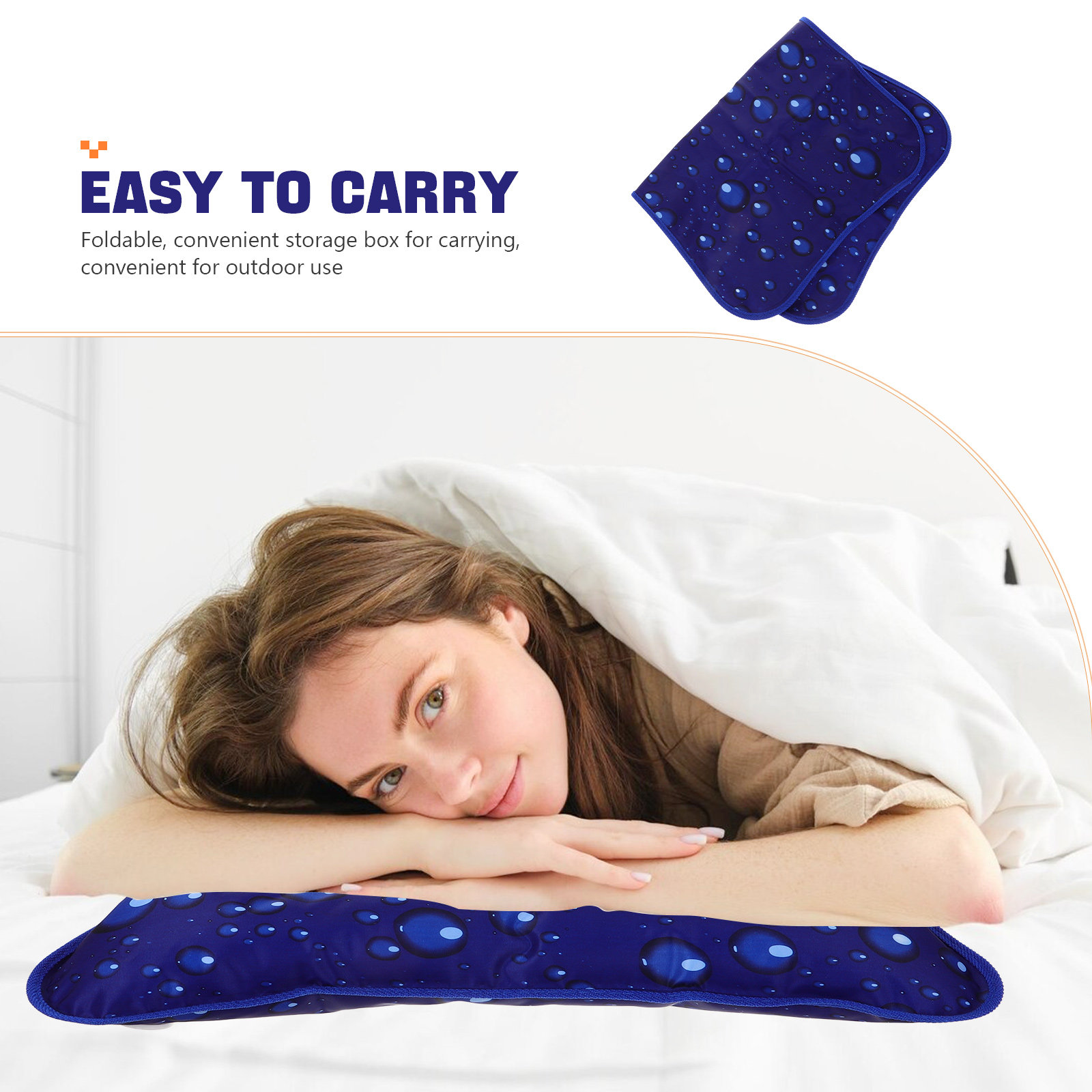 Water Fillable Cooling Pillow  - Outdoor Adventure And Travel ulasan dan harga