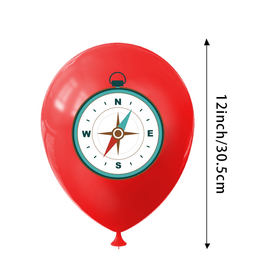 9pcs Happy Camping Balloon, Ou - Outdoor Adventure Girls ulasan dan harga