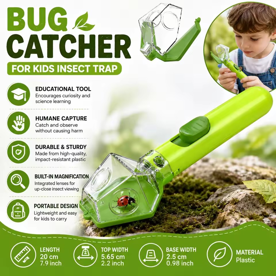 Handheld Insect Catcher With 6 - Outdoor Adventure Educator ulasan dan harga