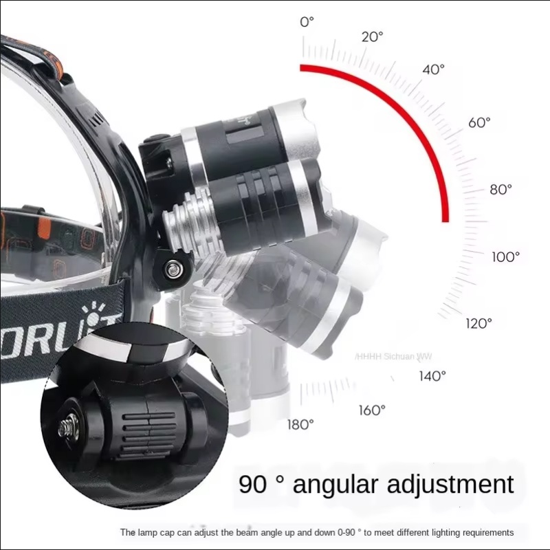 High Power LED Headlamp 18650  - Outdoor Adventure Trips ulasan dan harga