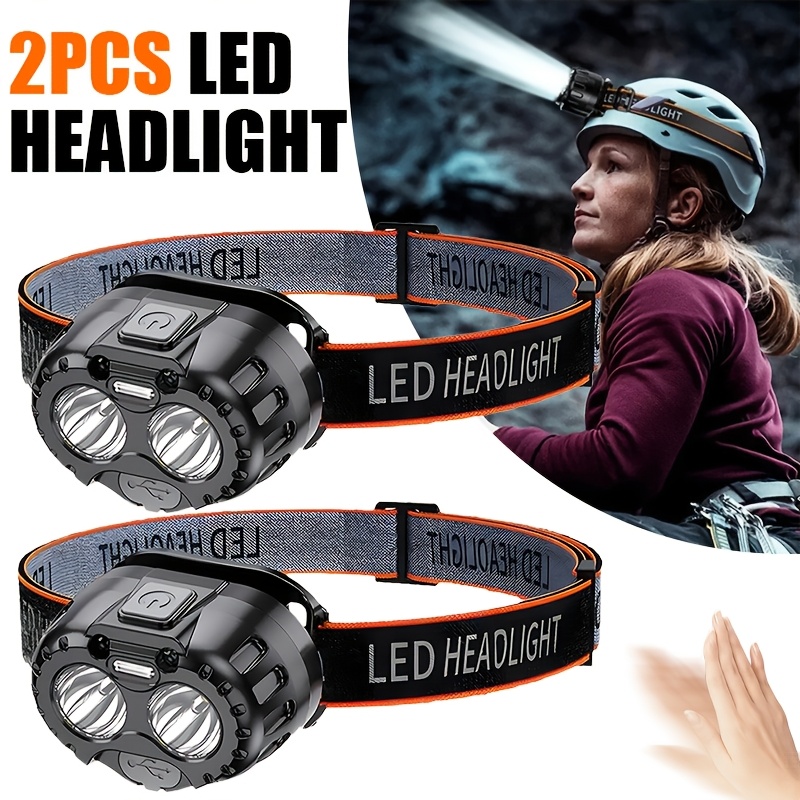 Powerful LED Induction Headlam - Outdoor Adventure Trips ulasan dan harga