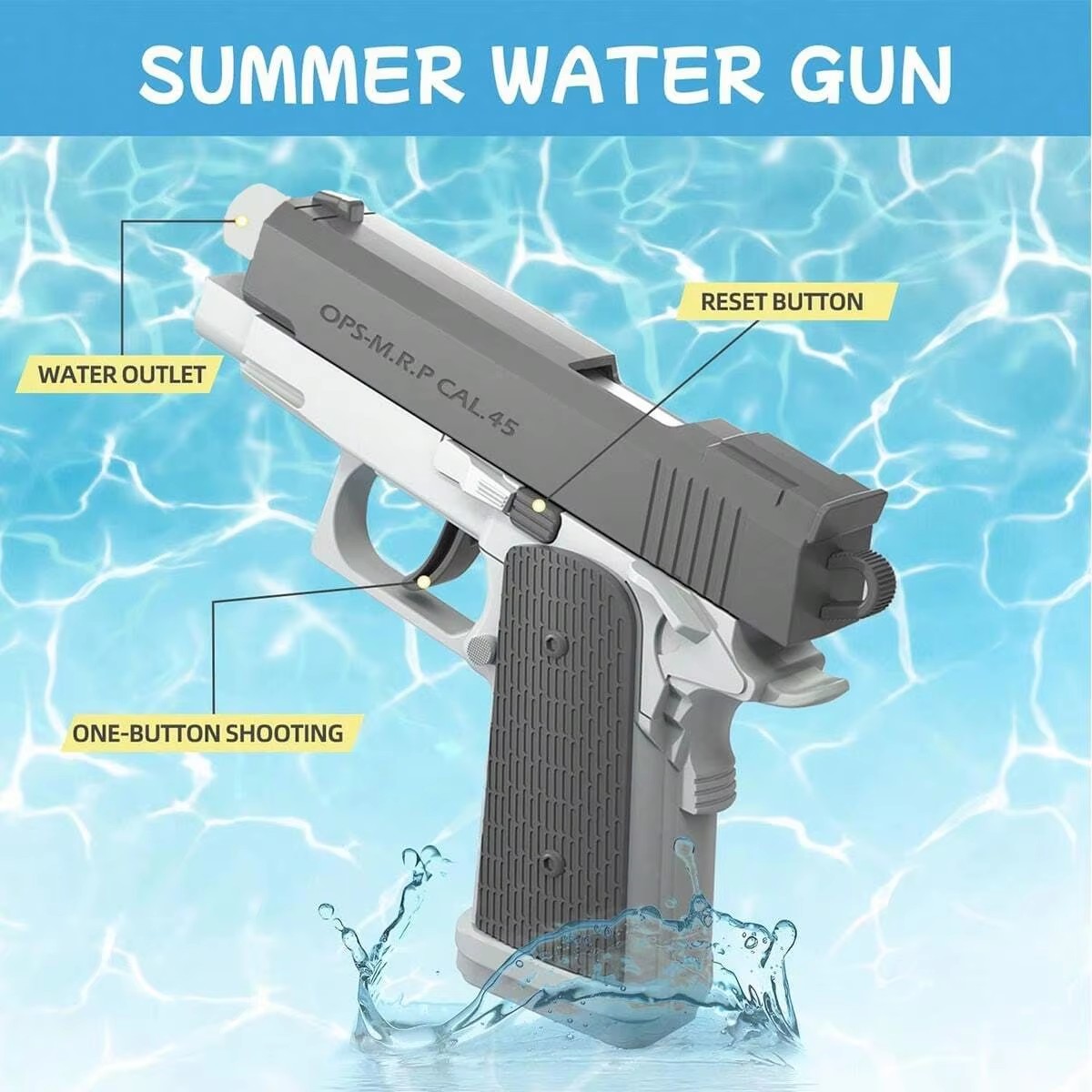 M1911 Summer Water Guns Pistol - Outdoor Adventure Games ulasan dan harga